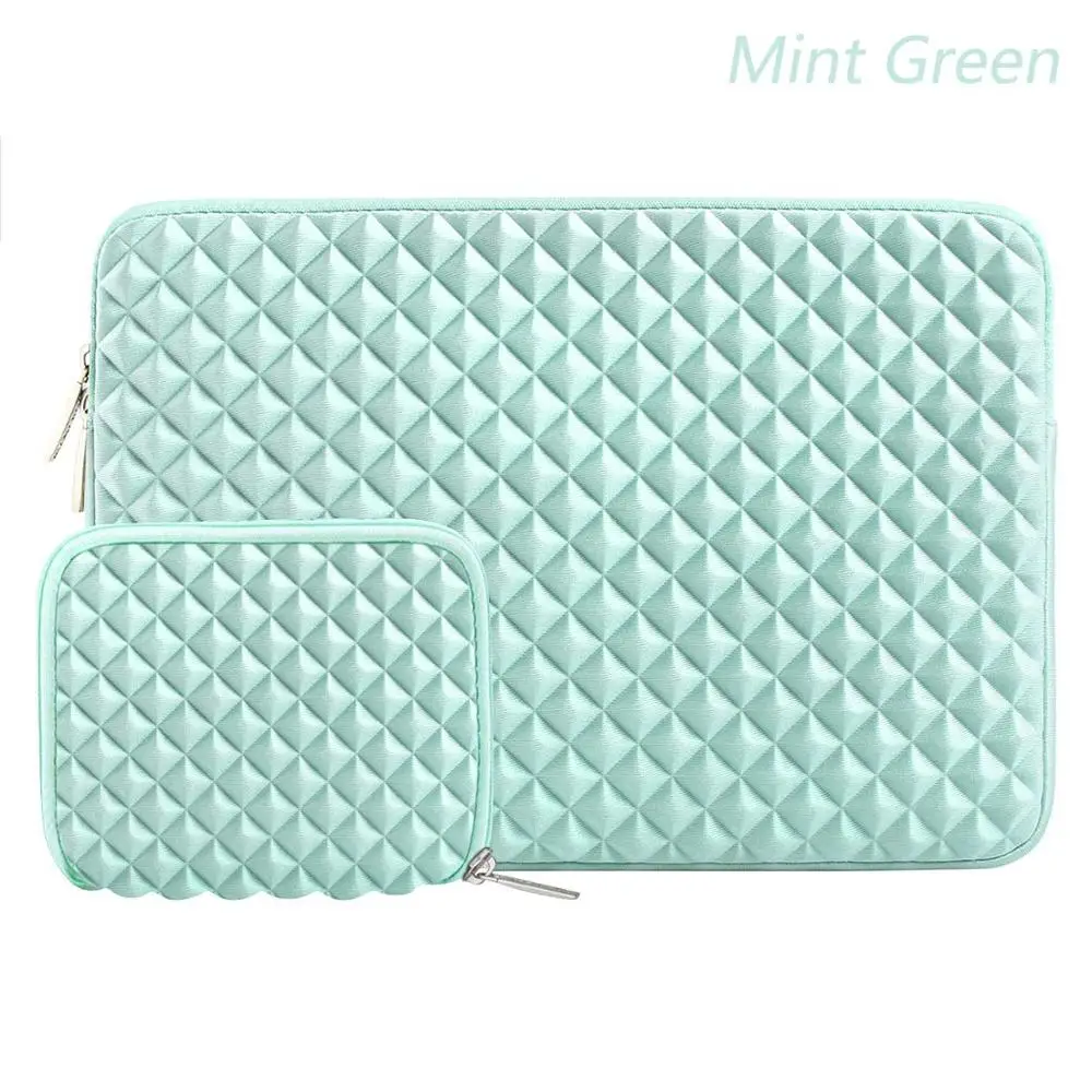 Mint Green Color Сумка для ноутбука MOSISO 11, 12, 13,3, 14, 15, 15,6 дюймов, сумка для ноутбука, чехол для Macbook Air 13, Pro 13, 15, чехол для ноутбука с сенсорной панелью, сумка - Цвет: Mint Green Color