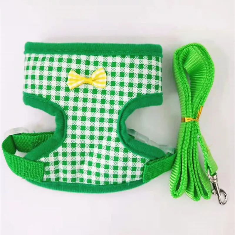 

Cute Pet Printed Chest Back Pretty Breathable Leash Convenient Dog Chest Back Polyester Comfortable Fashion Pet Supplies