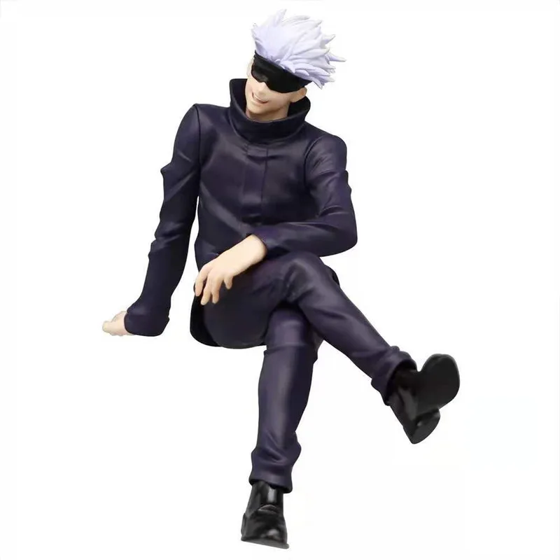 

Anime Jujutsu Kaisen Gojo Satoru Sitting Position Ver PVC Action Figure Collectible Model Doll Toy 13cm