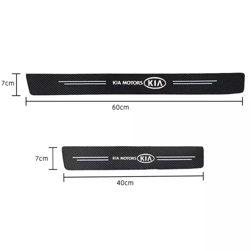 

4-piece set of car threshold car stickers suitable for SEAT Benz BMW Audi Kia Honda Toyota Volkswagen Skoda Ford auto parts