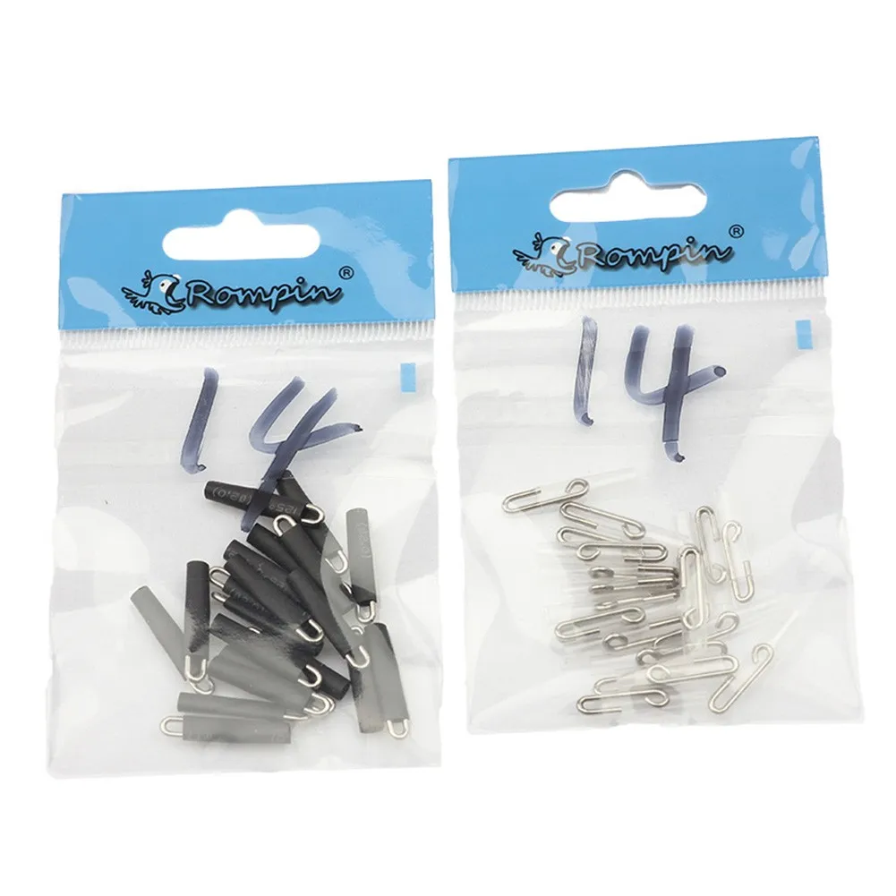 

20pcs Safety Lead Snap Swivel Tube Heat Shrink Tube Fishing Fast Snap Connector Fishing Snaps Enchufe Connector Carp Fish Hook