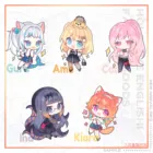 Hololive EN симпатичная новая одежда, акриловая фигурка, брелок, чемодан, сумка, подвеска Vtuber Youtuber Ninomae inза'ni Gawr Gura Usada пекора