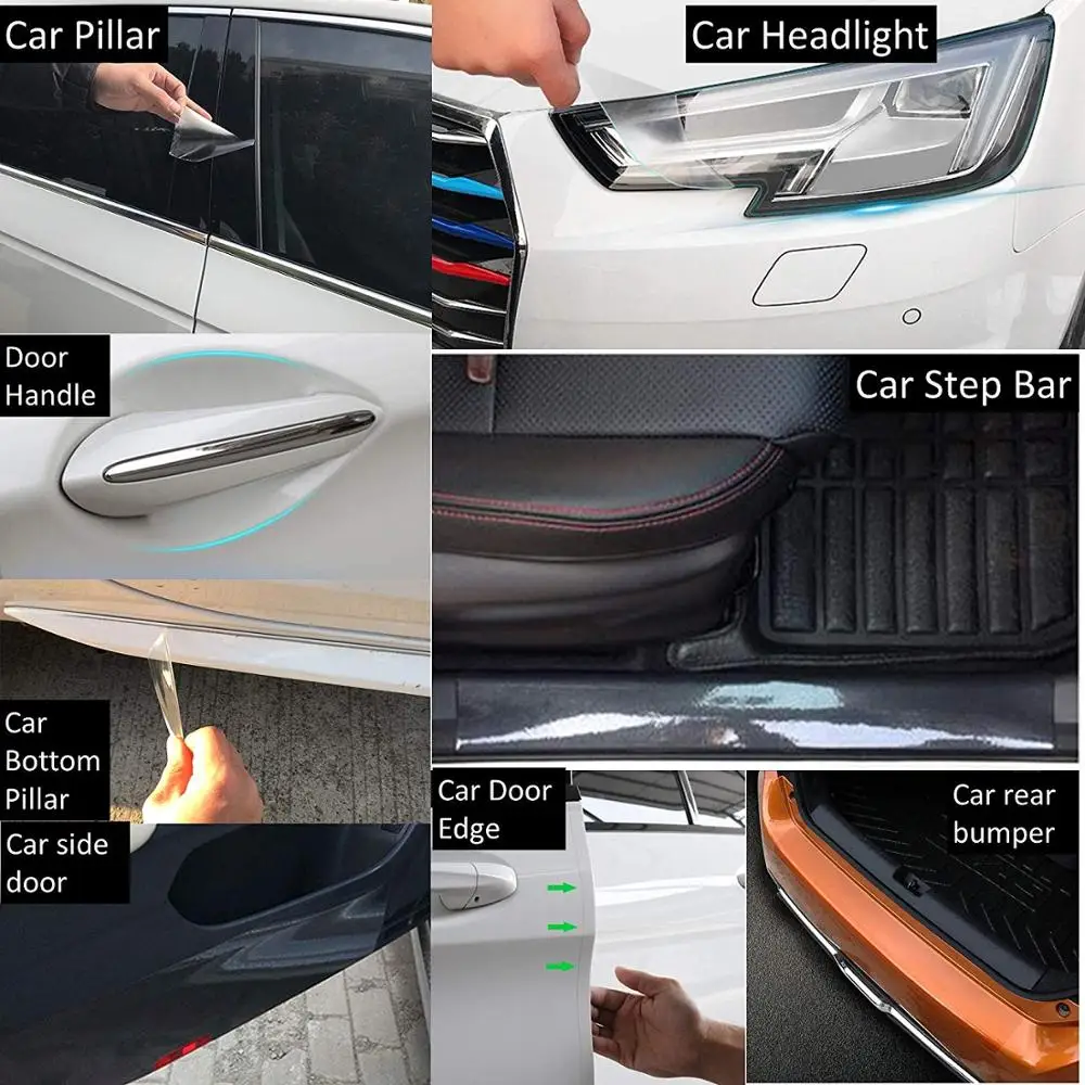 Прозрачная защитная пленка для автомобильного бампера защиты поверхности от