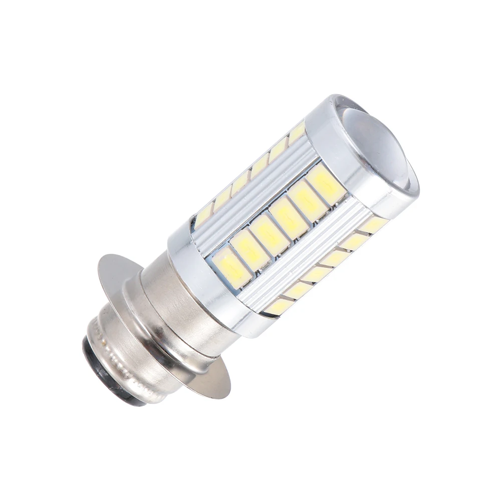 1 шт. мотоциклетные головной светильник H6 BA20D светодиодные лампы 33smd белый к рулю