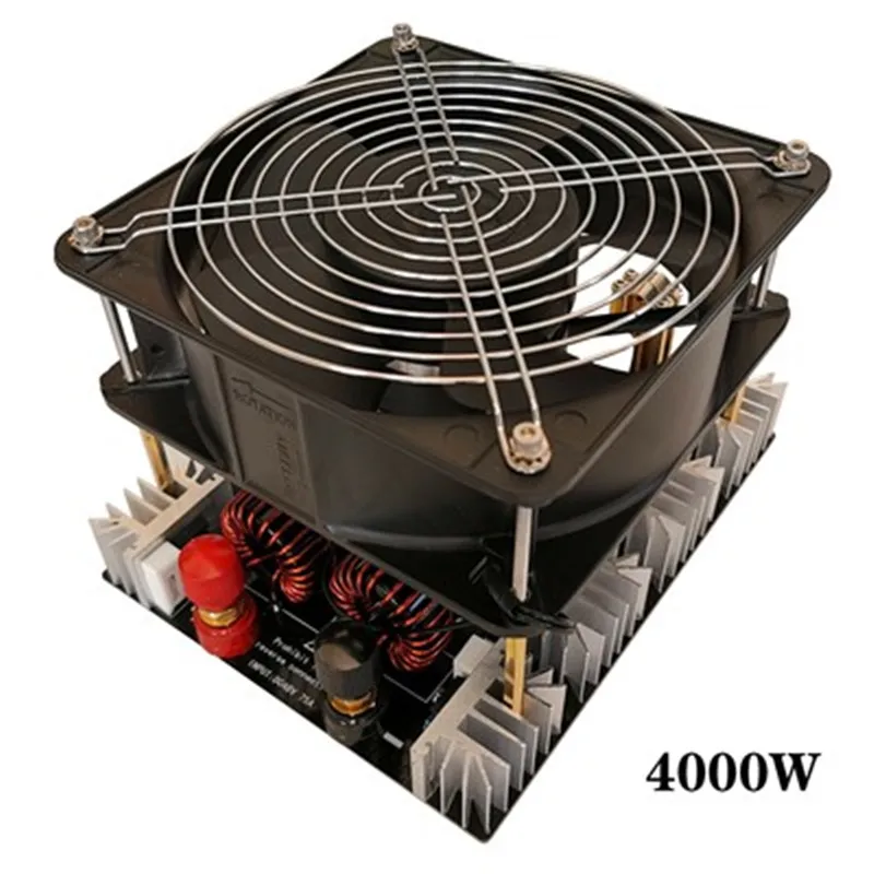 

4000W ZVS Induction Heater High frequency Induction Heating PCB Board Melted Metal + Coil Mayitr+Pump+crucible+power supply