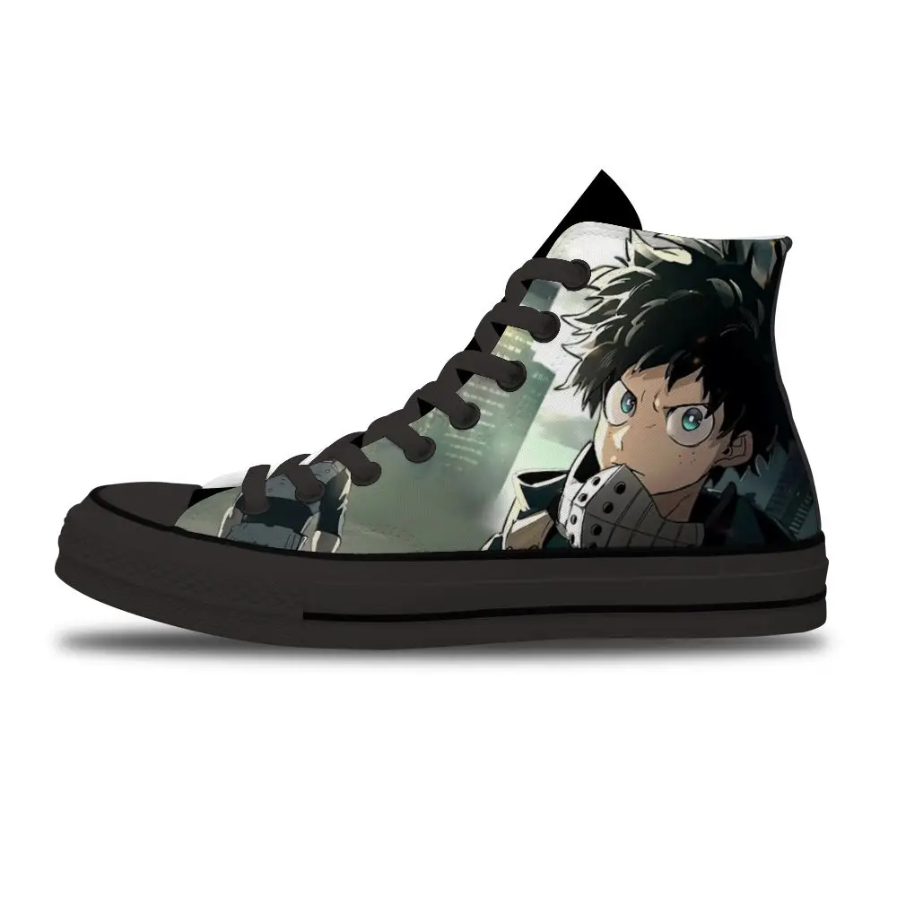 

My Hero Academia Diy Cosplay Sports Non-Slip Casual Shoes Cartoon Hot Japanese For Men's Unisex trend High-top canvas shoes
