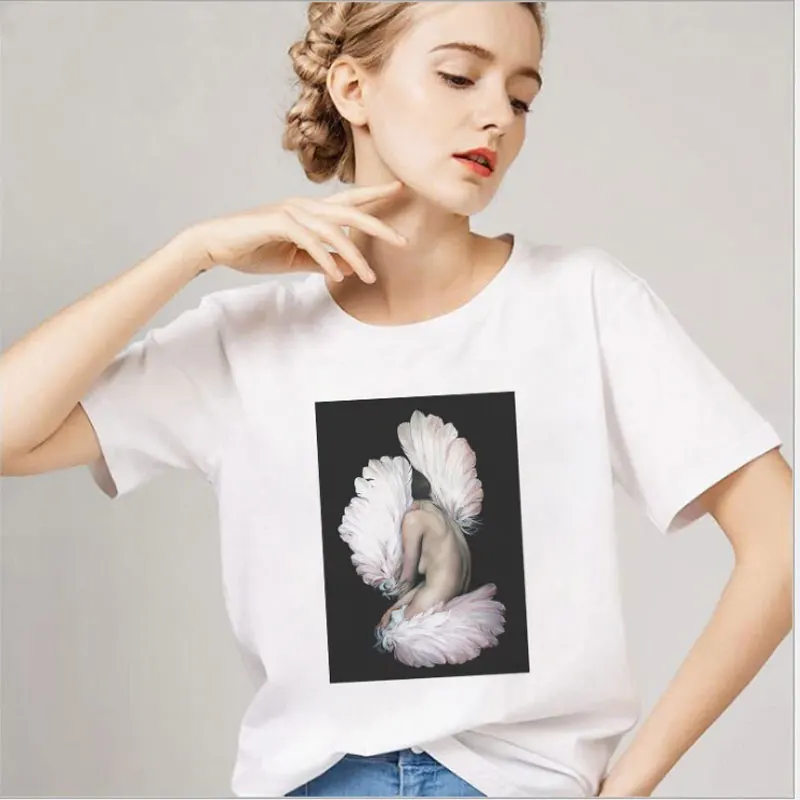 Футболка LINNA женская с коротким рукавом индивидуальная Модная рубашка в стиле