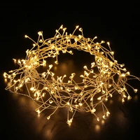 led firecracker fairy string lights 100200leds copper wire christmas lights for home wedding party garden festival decoration