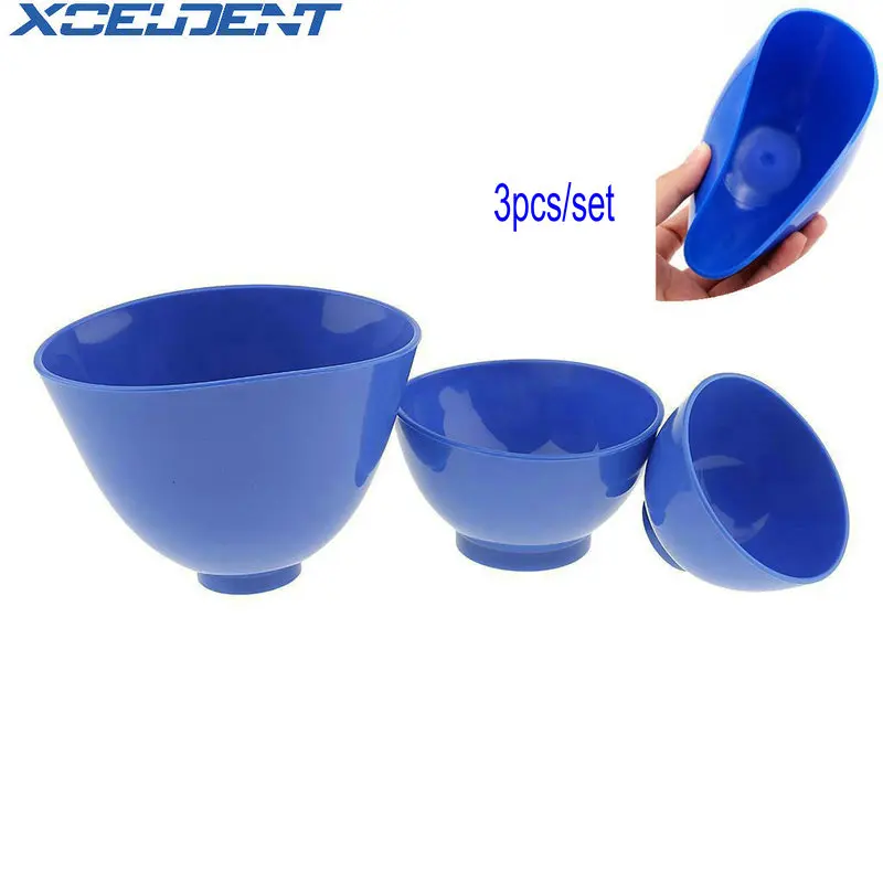 

3pcs/set Dental Medical Mixing Bowl Flexible Rubber Bowls S/M/L Oral Hygiene Teeth Whitening Tools Dentistry Instrument