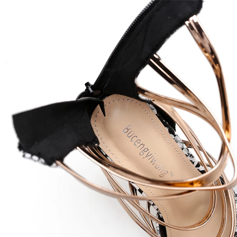 2019 г. Женские босоножки на высоком каблуке 11 см женские туфли-Фетиш тонком принт