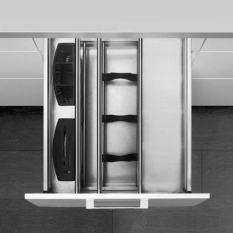 rack organizer pantries cestas corredera almacenaje armario platos stainless steel cocina cuisine cozinha kitchen cabinet basket free global shipping