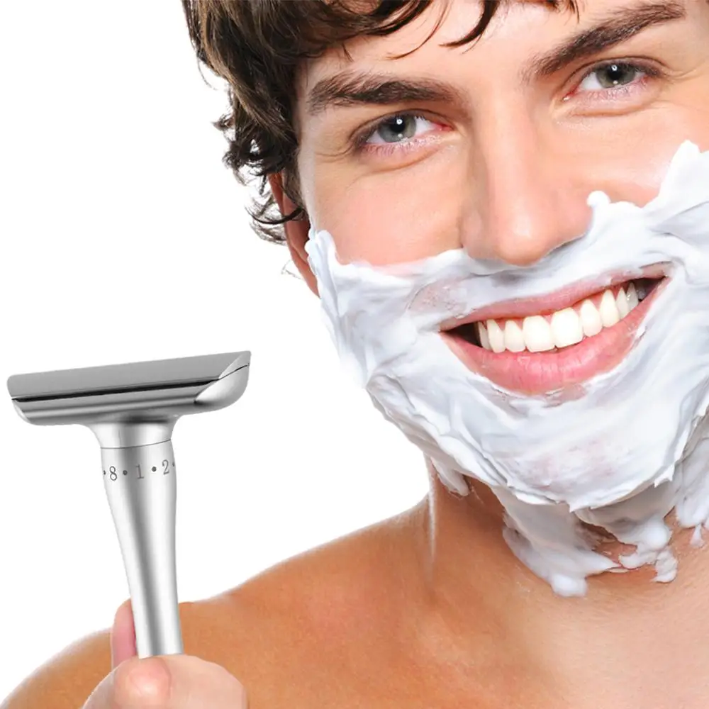 SNMIRN Безопасная бритва прямая Бритва для мужчин регулируемое закрытое бритье