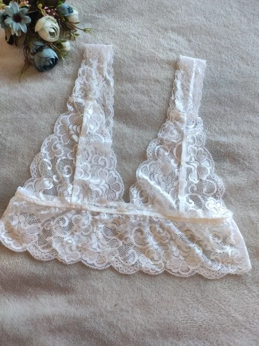 YJSFG домашние женские бюстгальтеры сексуальный кружевной без косточек цветочный