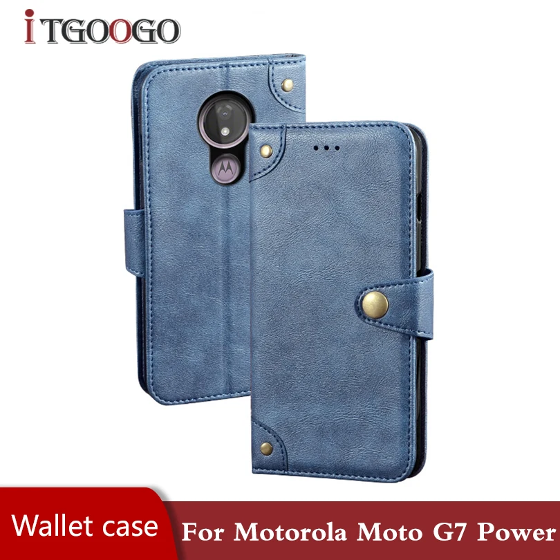 Флип чехол для Motorola Moto G8 Plus Кожаный противоударный Магнитный телефона Plus/XT2019 1