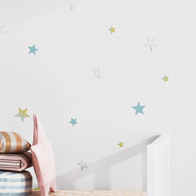 2020 новые Мультяшные обои для детской комнаты стикер 3d самоклеющиеся Луна Звезда