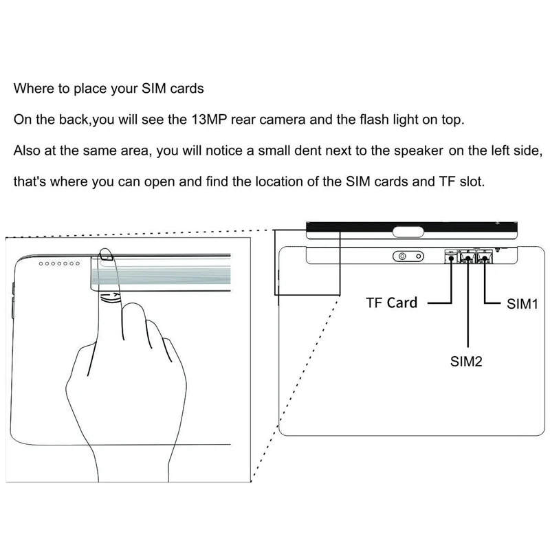 Hi9 4G LTE Tablet PC Dual micro SIM 10.1 inch Helio X20 (MT6797) Android 8.0 OTG 4GB+64GB Bluetooth WIFI Dual camera