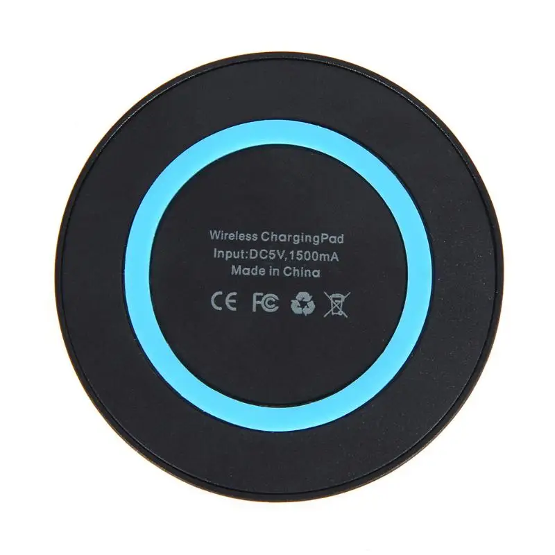 Настольное Беспроводное зарядное мини-устройство Qi с приемником для быстрой