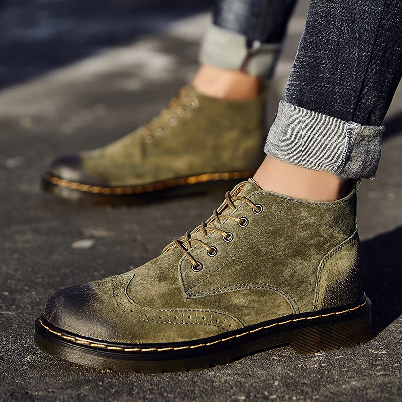 

39-46 boots men brand 2019 comfortable fashion Casual boots #NXDKR6669