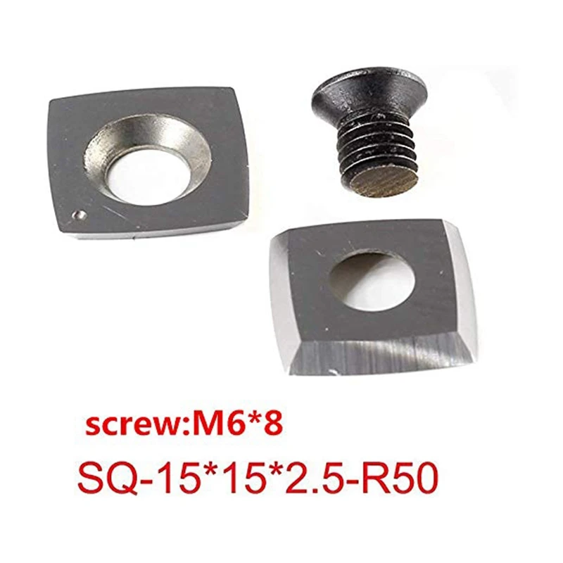 

5Pcs Turning Carbide Cutter Inserts Combination Set for Wood Turning Working Lathe Tool with Screw