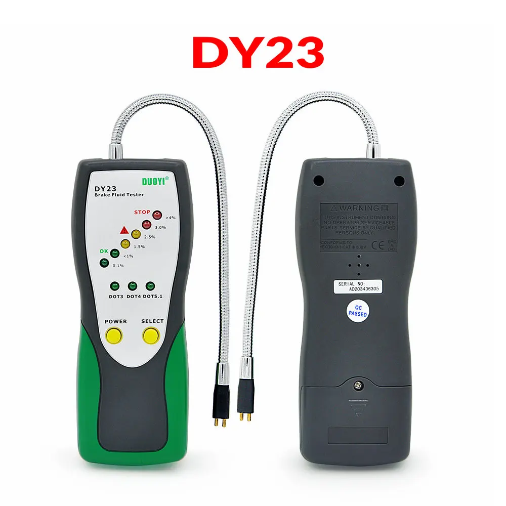 Duoyi DY23/DY23B тестер тормозной жидкости цифровой контроль тормозной жидкости проверка качества тормозной жидкости светодиодный индикатор - Цвет: DY23