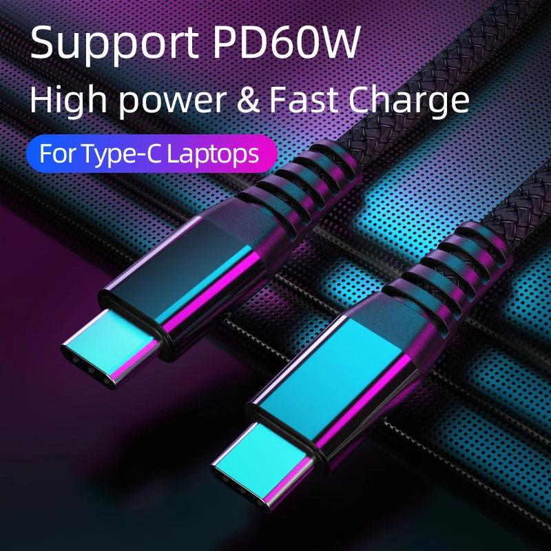 60 Вт USB Type C PD кабель для Macbook Pro быстрой зарядки и передачи данных Samsung S10 S9 Note 8 9 |