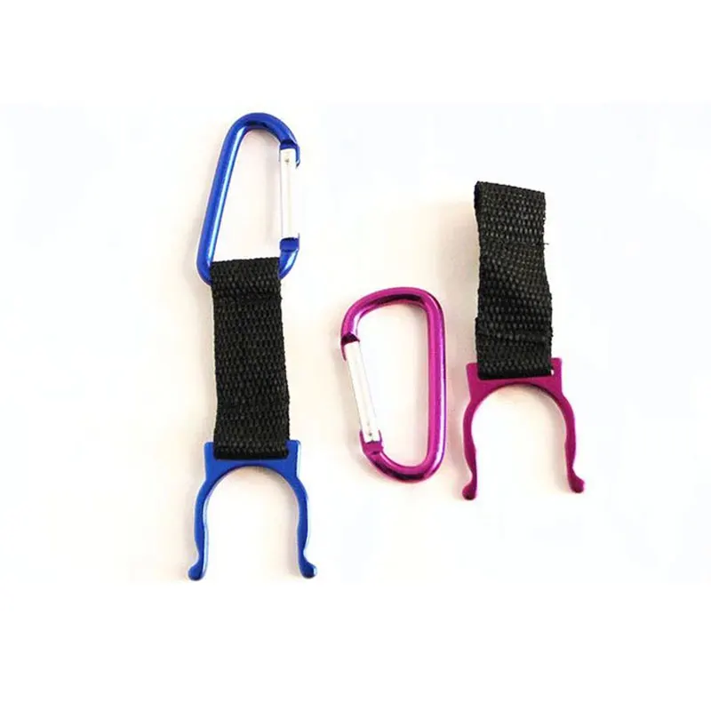 1 шт. алюминиевый карабин бутылка для напитков держатель с крючком и пряжкой клип