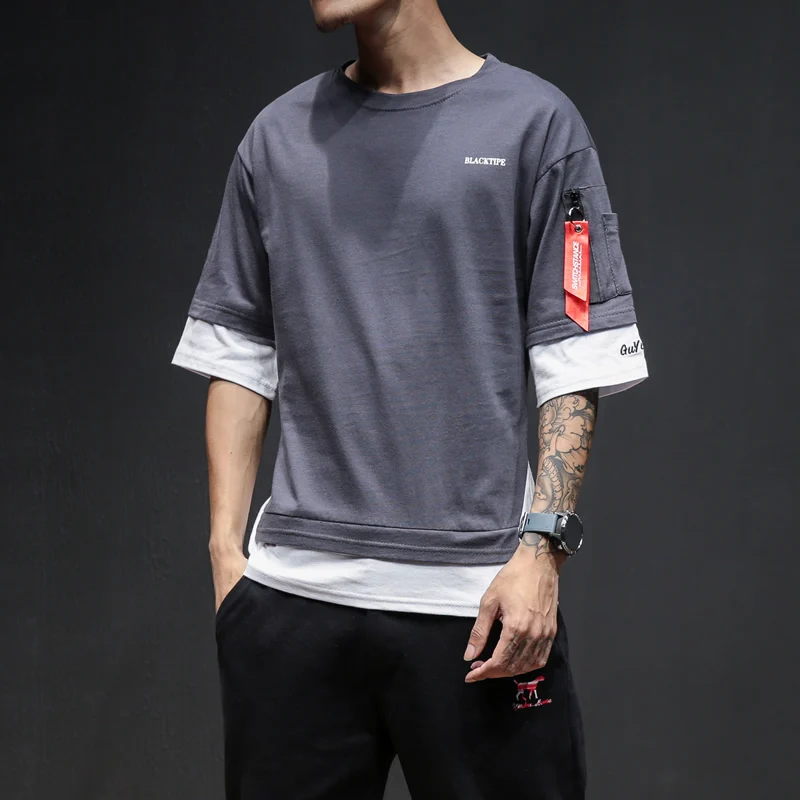 

Summer T shirt Fashion Half Short Sleeve Fashion O Neck Solid T-shirt Men's Cotton Clothes TOP TEES Tshirt Plus Asian Size S-5XL
