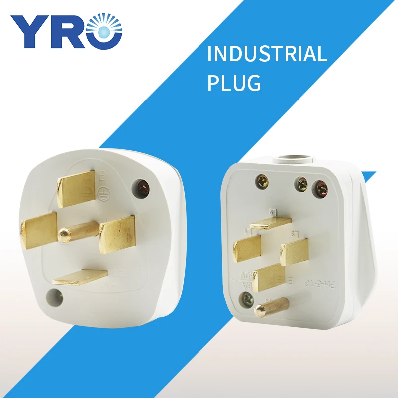

Plug 4 wire 5 wire air conditioner high power power socket wire three-phase industrial plug without wire