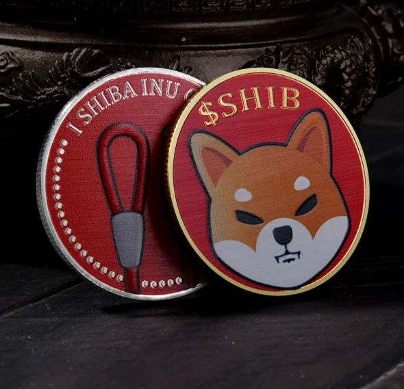 

The SHIBA Cool Red Gold and Silver SHIB INU Coin Commemorative Coin US Coins Iron Plating Tokened Craft Gift #1
