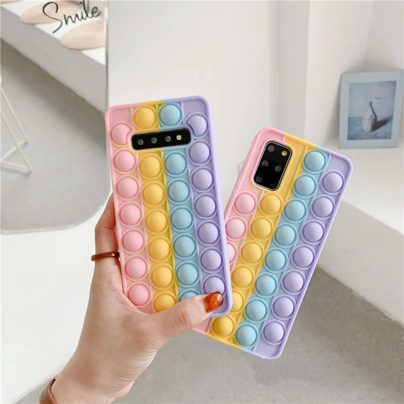 Силиконовый чехол для Samsung Galaxy S9, 10, 20, 21 Plus, A50, 51, 71, Note9, 10, 20