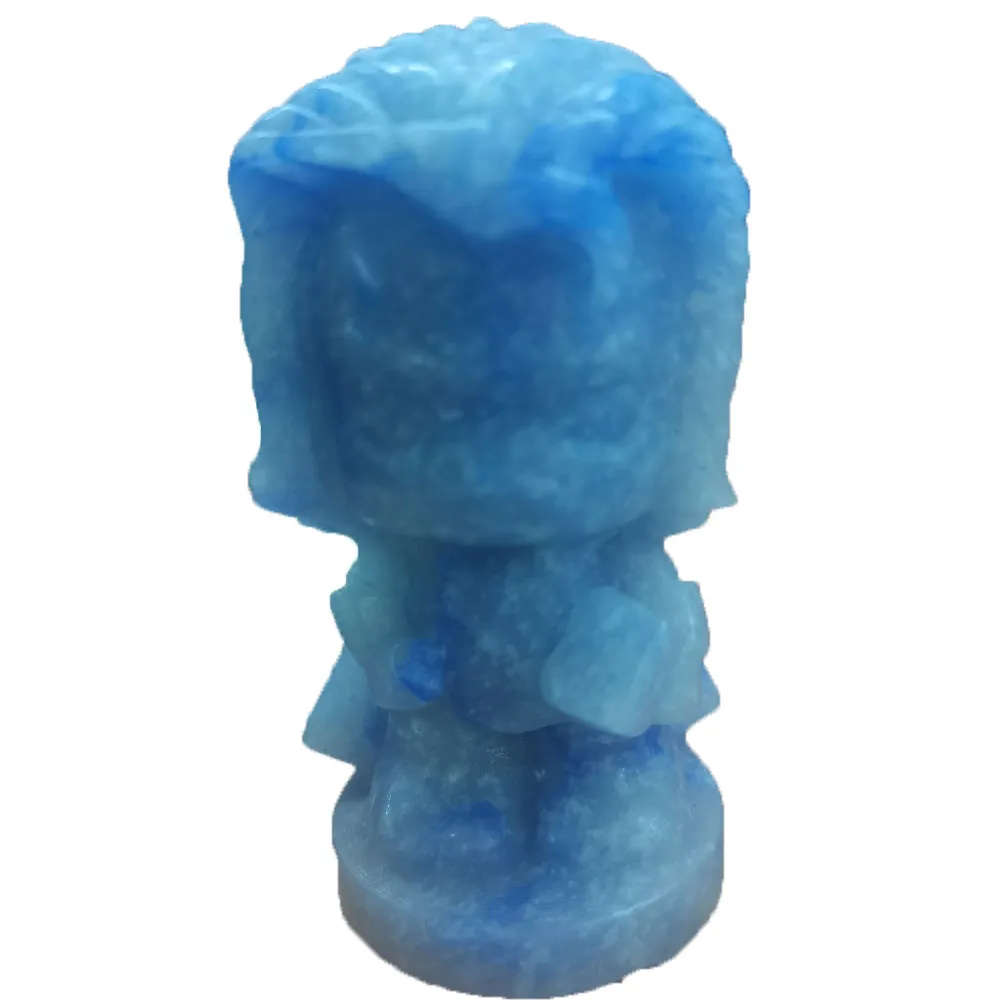 

Природный кристалл животное ручная резка синий камень Мультфильм Человек статуя рейки демагнитизация ремонт минеральный кварц домашнее у...