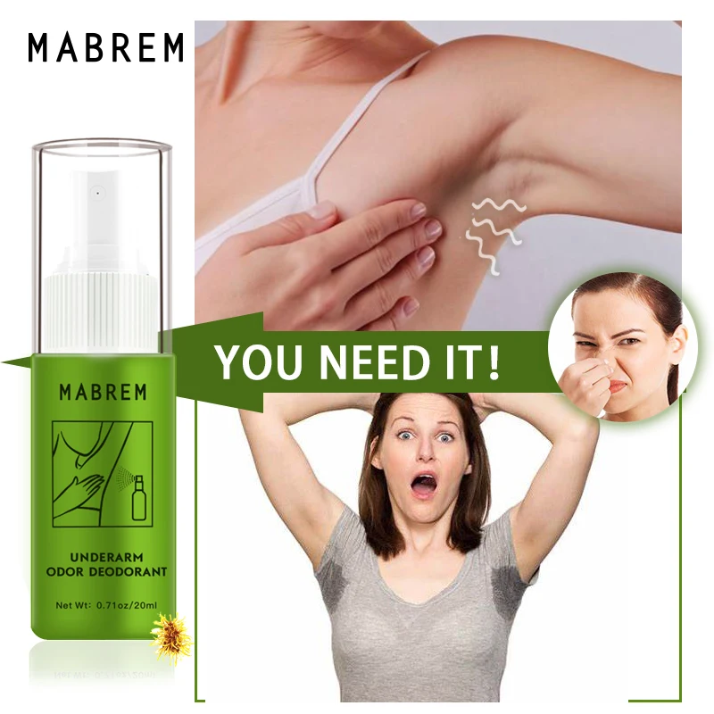 

Effective MABREM Body Odor Sweat Deodorant Perfume Spray To Remove Armpit Odor and Sweat Lasting Aromatherapy Skin Care Spray