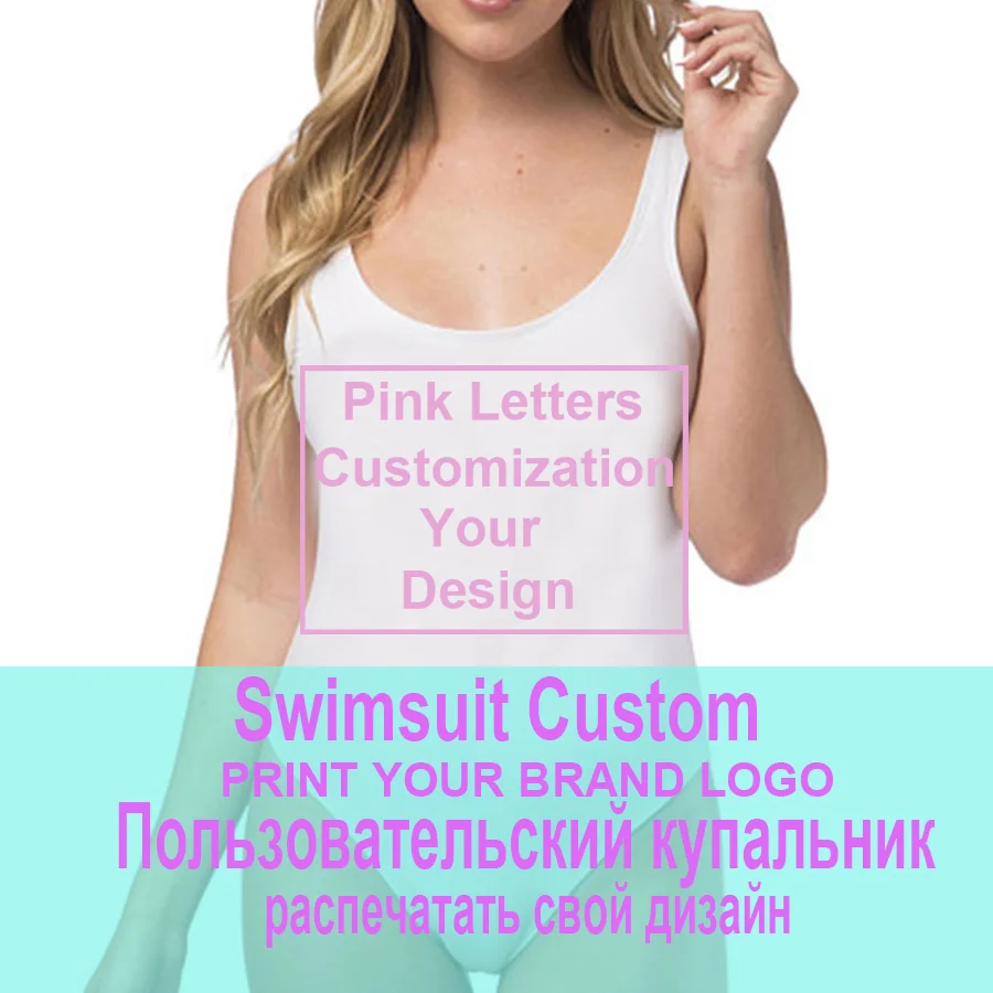 Сделай Сам собственный бренд с логотипом женский купальник 2019 сексуальный