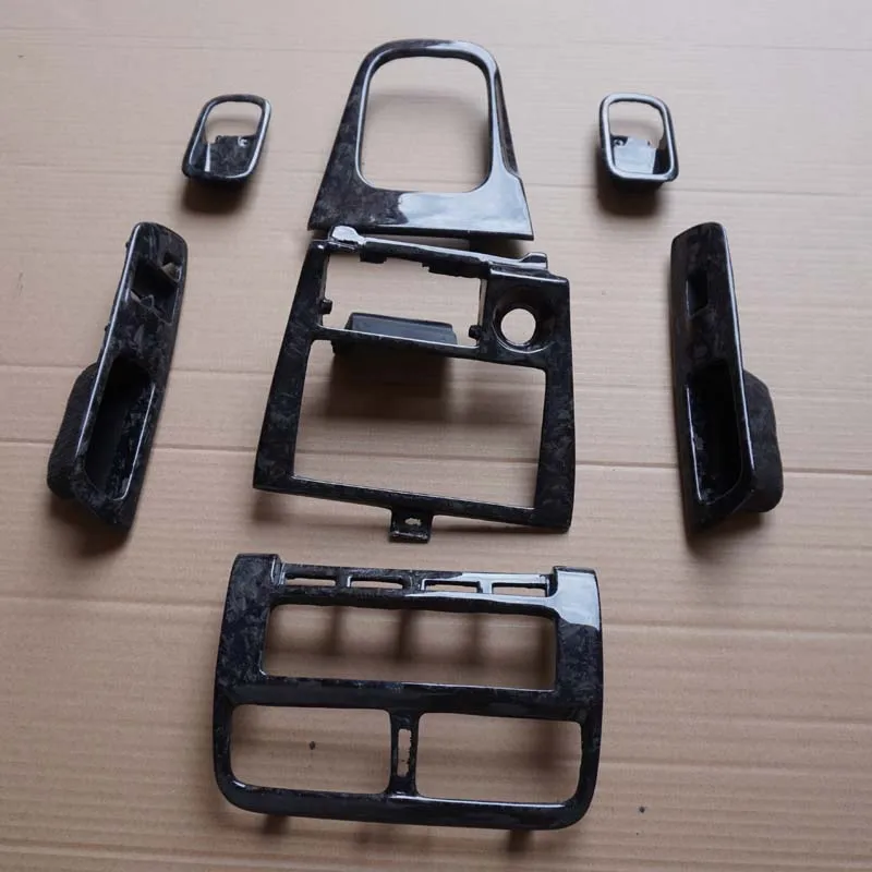For 1989-1994 Silver 200SX 240SX S14 S14A Silvia Zenki Kouki LHD Interior Replacement Kit 7pcs Forged Carbon Fiber |