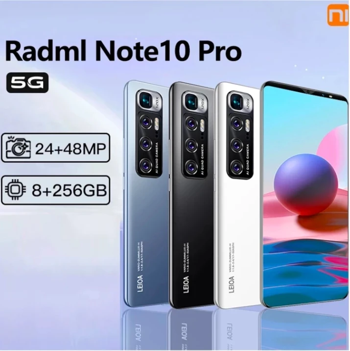 Смартфон глобальная версия Note10 Pro 6 1 дюйма 16 + 512 ГБ 24 48 Мп 4800 мАч 10 ядер Android