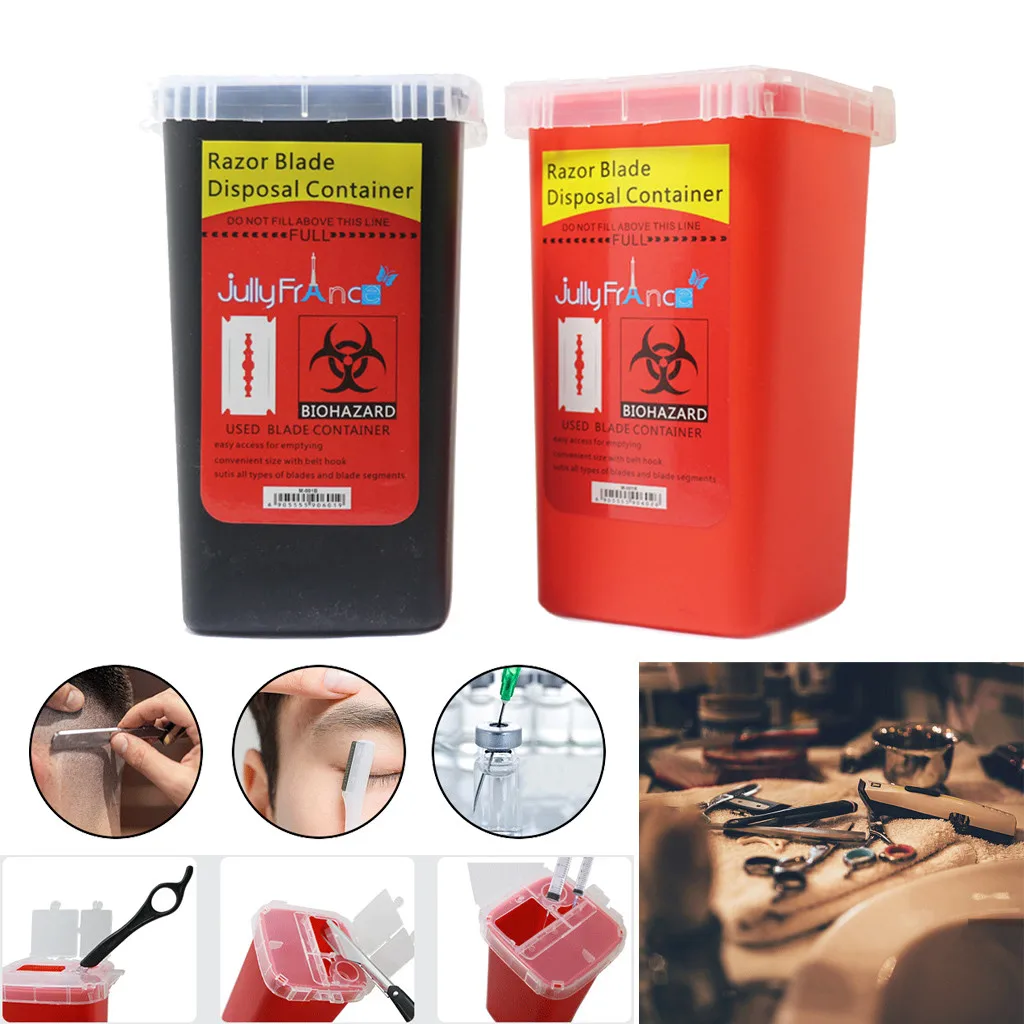 Контейнер для мусора тату игл острый контейнер органайзер хранения оружия