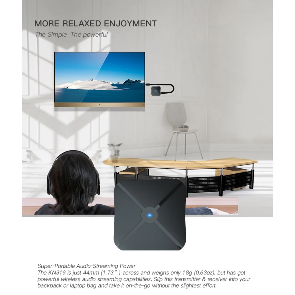 2 в 1 Bluetooth 4 приемник передатчик беспроводной адаптер аудио с 3 5 мм AUX для домашнего