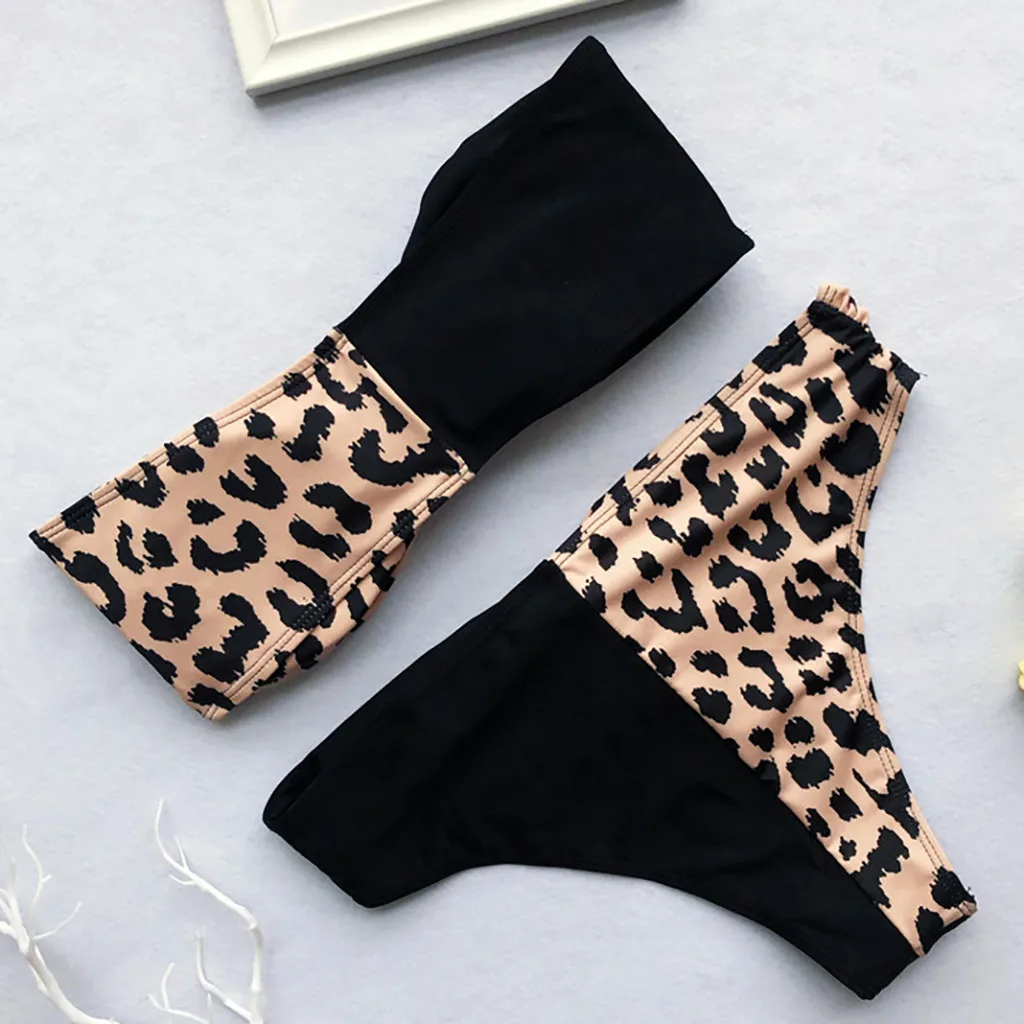 JAYCOSIN женский бюстгальтер из двух частей сексуальный двухцветный купальный