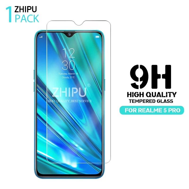Закаленное стекло для OPPO Realme 5 Pro 3 2 1 C2 C1 3i U1 X защита экрана 2.5D 9H закаленное /