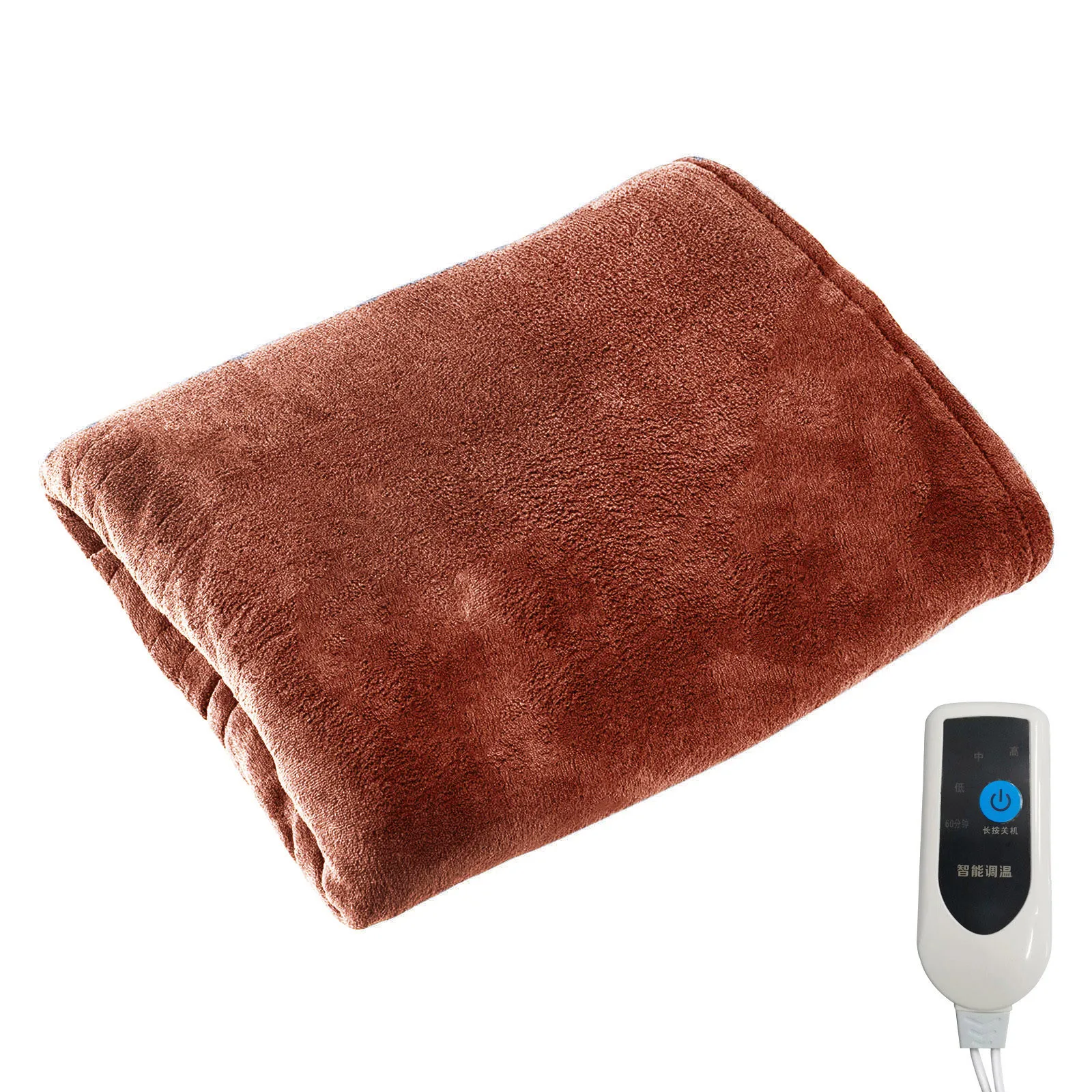 

Heated Electric Throw Fast Electric Heating Blanket Embossed Plush Throw Blanket For Couch Winter Keep Warm Tools Xmas Gifts