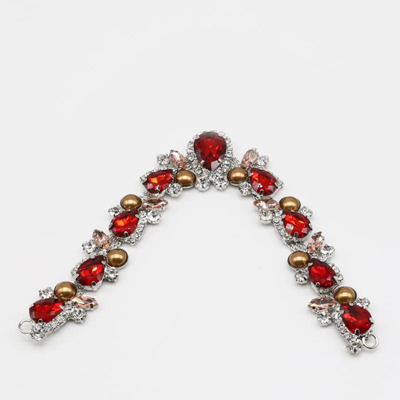 Новинка года 10 шт. красные стразы с пряжкой для самостоятельной сборки Вьетнамки