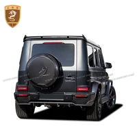 real dry carbon fiber spare tire cover fit for mercedes ben g class w464 high quality t style carbon accessories