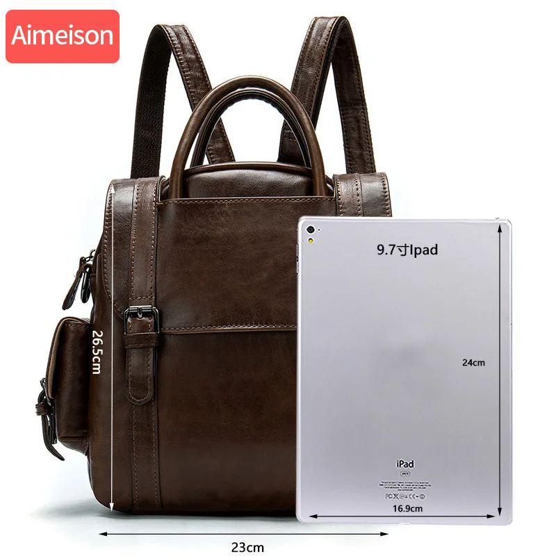 Мужская сумка для путешествий из натуральной кожи дорожная большая винтажная crazy