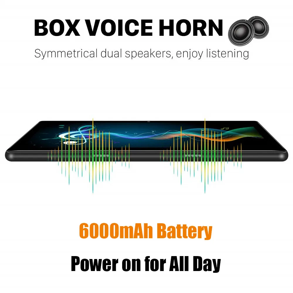 New 10 inch tablet Android 9.0 OS Octa Core 8GB RAM 128GB ROM Dual Camera 3G 4G LTE Phone Call Tablet WIFI GPS 2.5D Glass Pad