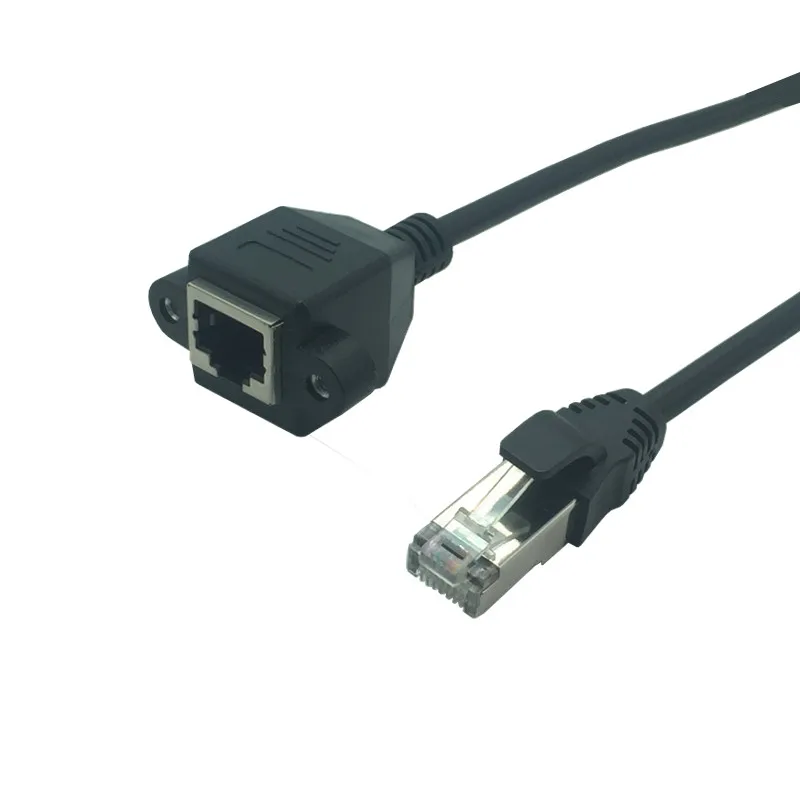 10 см RJ45 8P8C FTP STP UTP Cat 5e штекер гнездо Lan Ethernet сетевой Удлинительный кабель с