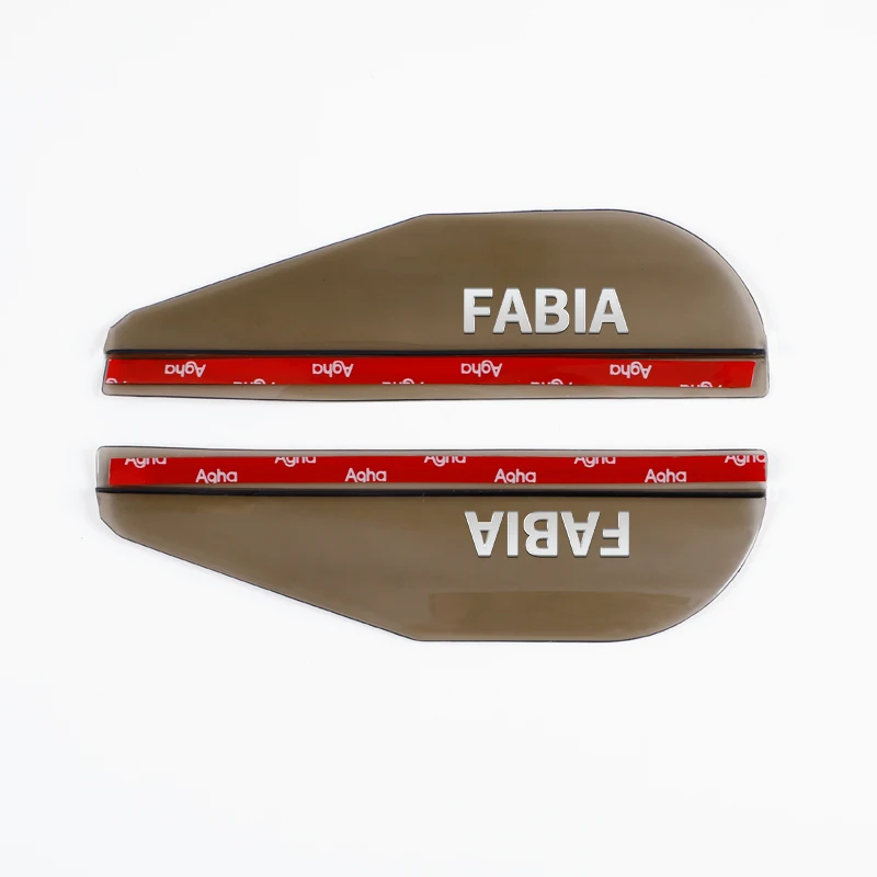 Автомобильное зеркало заднего вида защита от дождя и для Skoda Fabia 1 2 3 mk1 mk2