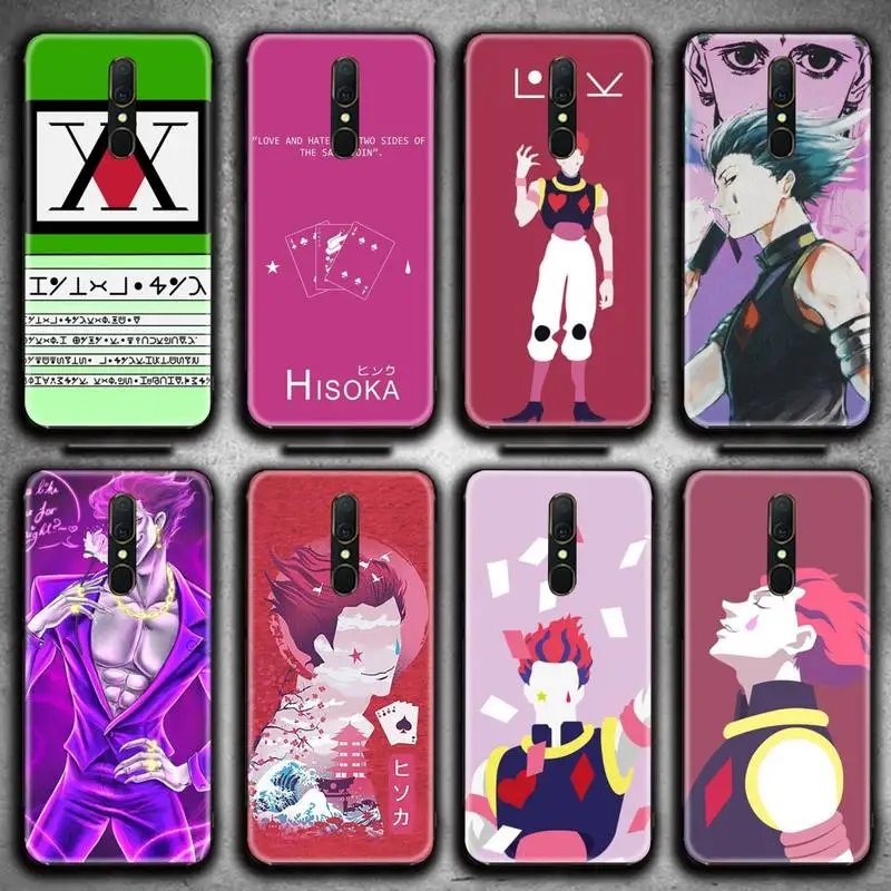 

Hisoka Hunter Anime Phone Case For Oppo A5 A9 2020 Reno2 z Renoace 3pro A73S A71 F11