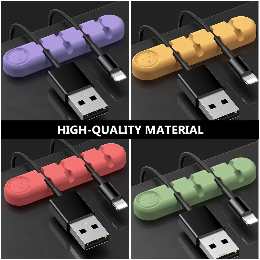 

6 Pcs Cartoon Cable Wrappers Cable Organizers Practical Wire Organizers
