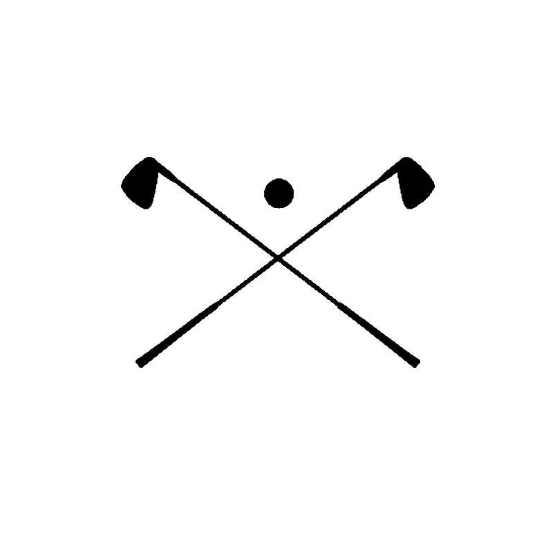 

12*8CM Fit For Golf Club Fashion Sport Car-Styling Motorcycle Decal Handsome And Cool Vinyl Sticker Car Styling Car Sticker