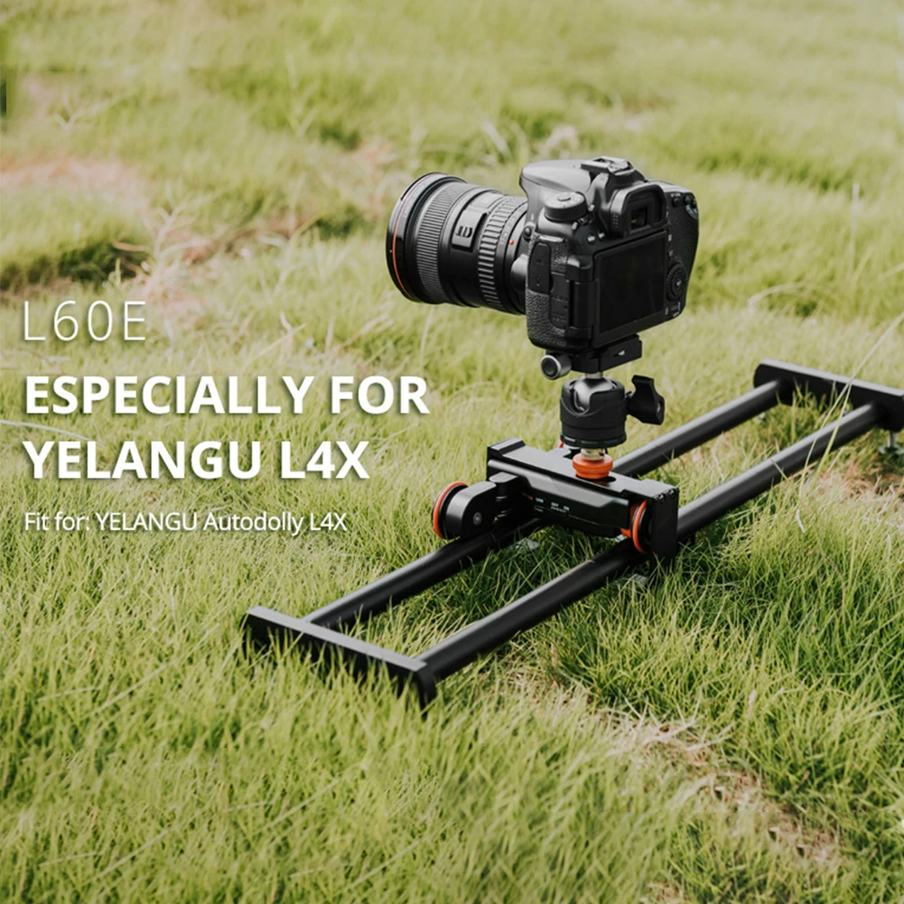 

YELANGU L60E Aluminum Alloy Camera Slider Video Recording Electric Track Sliding Rail For SLR Camera Phone